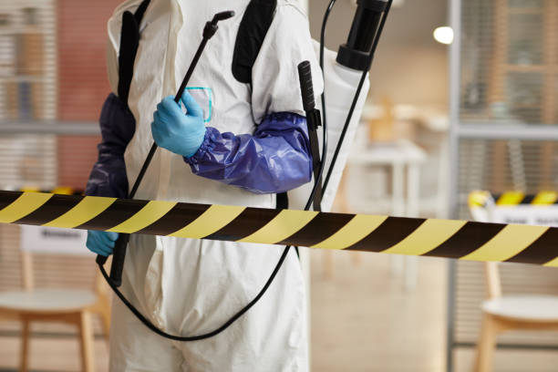 Professional Sewage Cleanup technician working in Branchville, SC